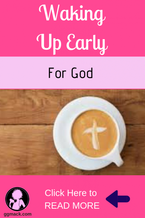 Does the thought of waking up earlier just sound crazy? I promise if you are waking up early for God and just for 5 minutes, you will notice a change in your life. God wants to show up in your life, in a big way. Check out these very easy steps to make that morning time for God. ggmack.com wakingupearly #getupearly #god #jesus #prayer #morningroutine #dailydevotional