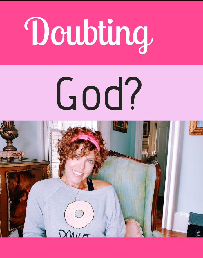 Doubting God (text) and picture of GG sitting in chair